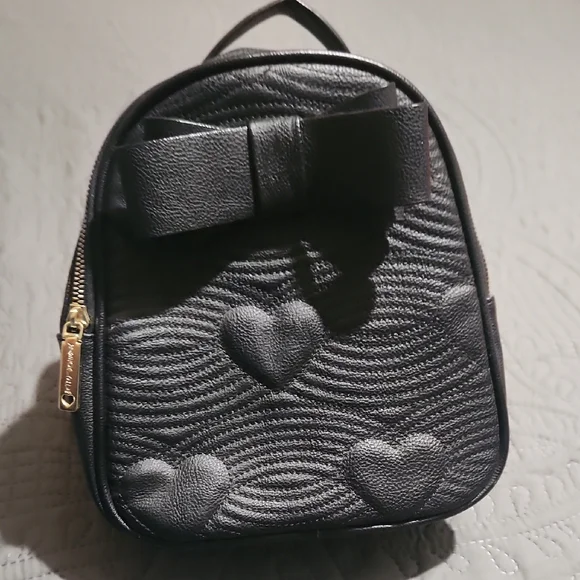 Betsey Johnson | Bags | Betsey Johnson Black Heart Mini  display picture 1